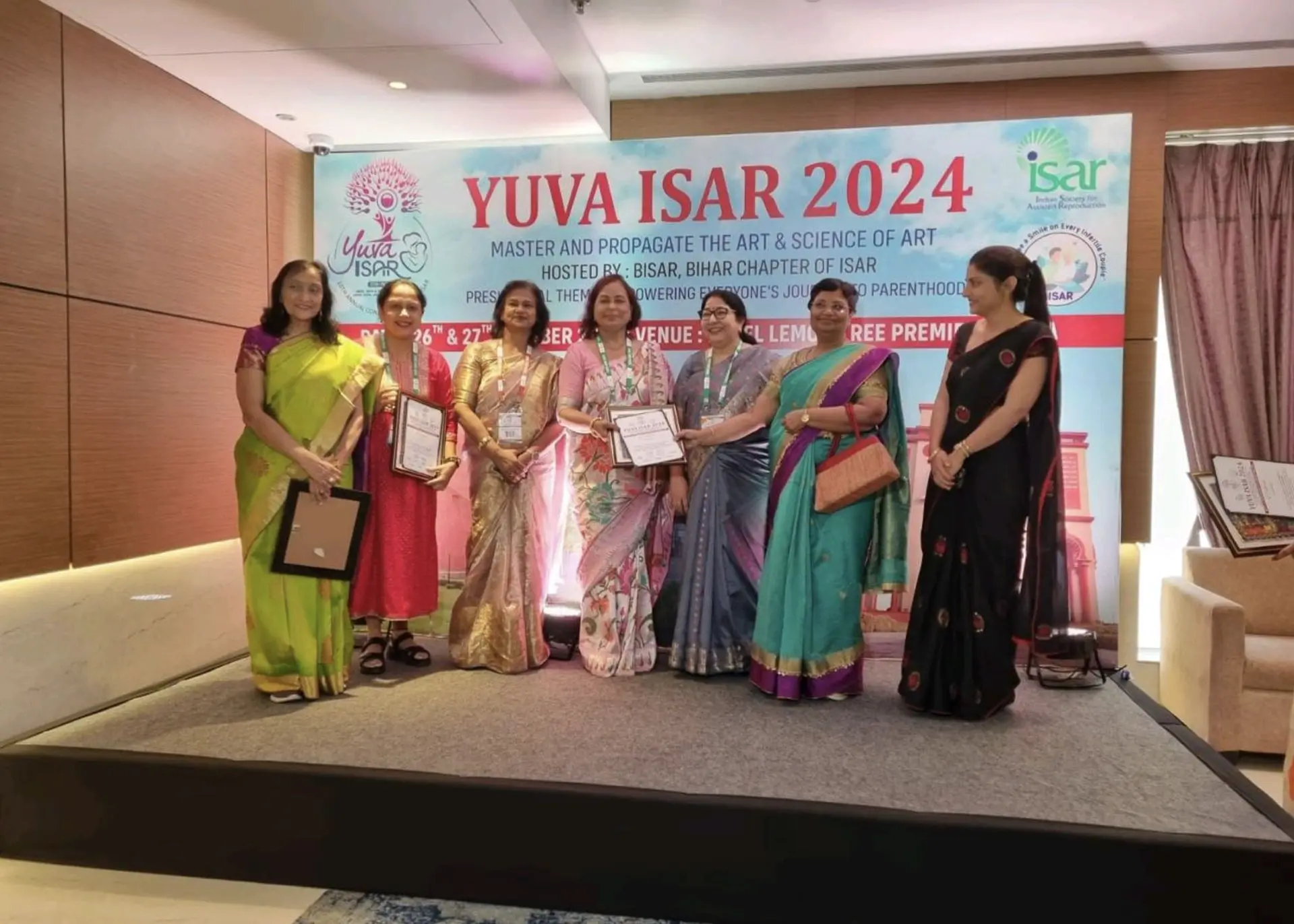 Dr Madhu Singh YUVA ISAR 2024 fellow doctors